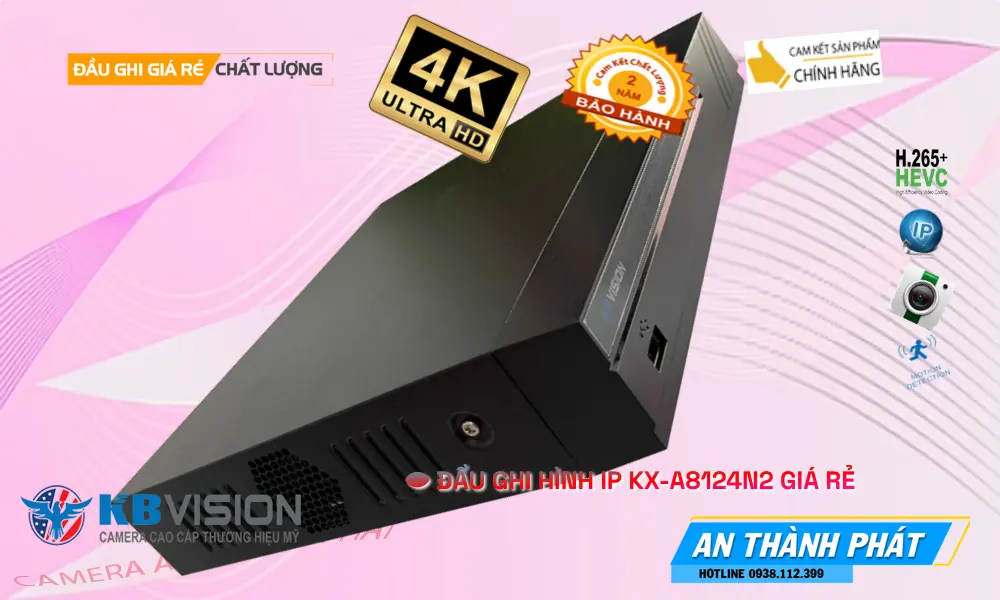 KX-A8124N2 Đầu Ghi Hình IP 4 Kênh Full HD 1080P
