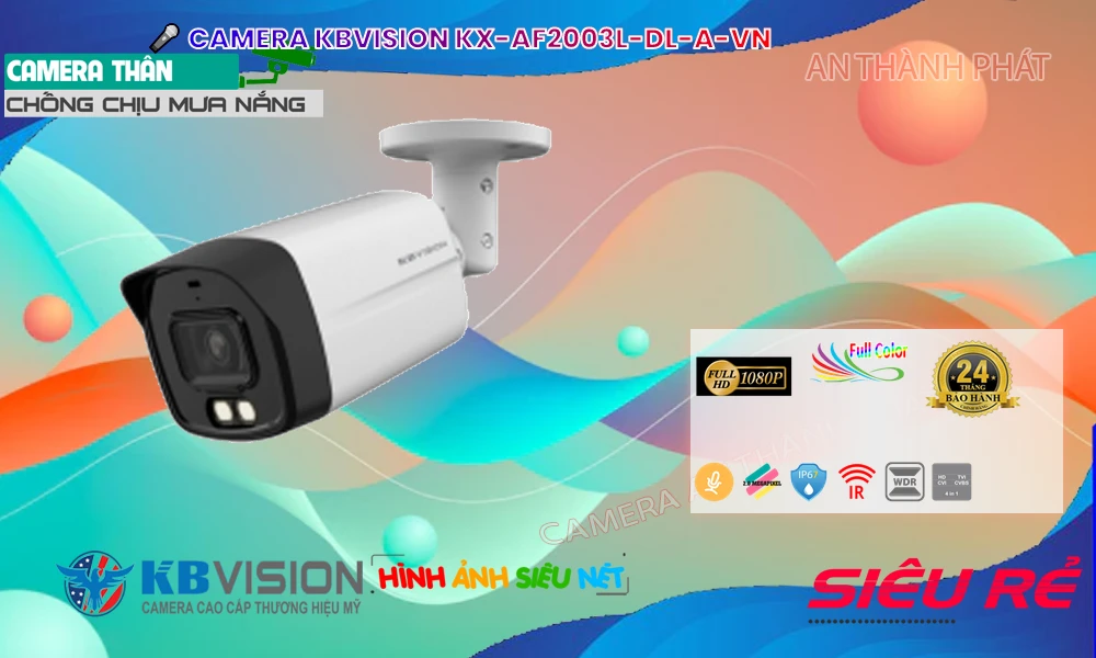 Camera Ánh Sáng Kép thông minh KX-AF2003L-DL-A-VN Camera Ánh Sáng Kép thông minh KX-AF2003L-DL-A-VN