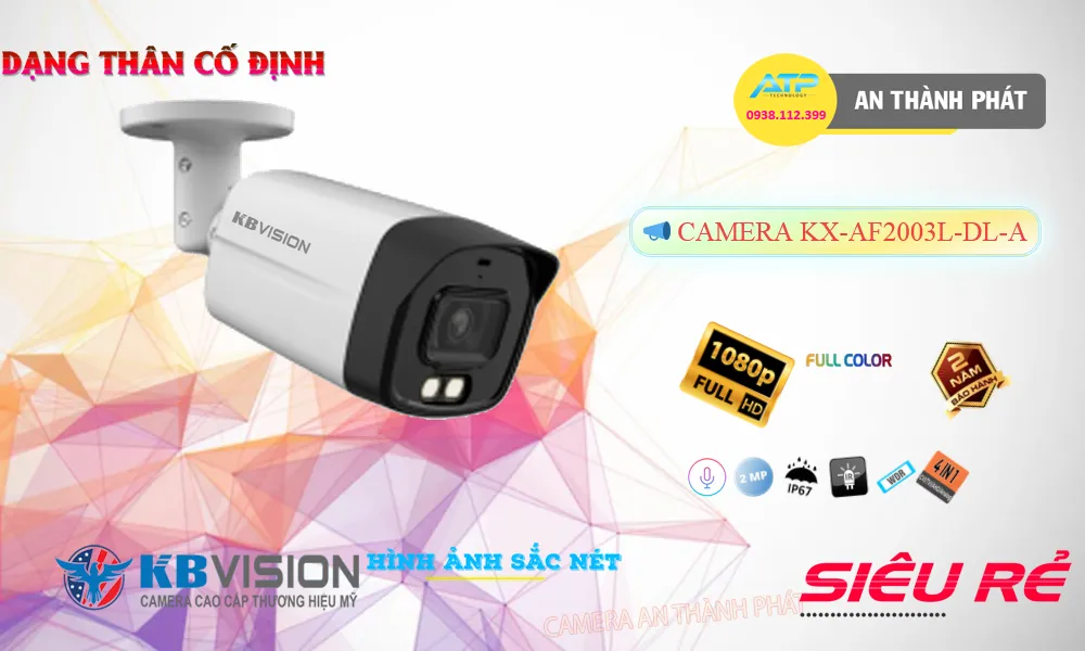 Camera KX-AF2003L-DL-A KBvision đang khuyến mãi