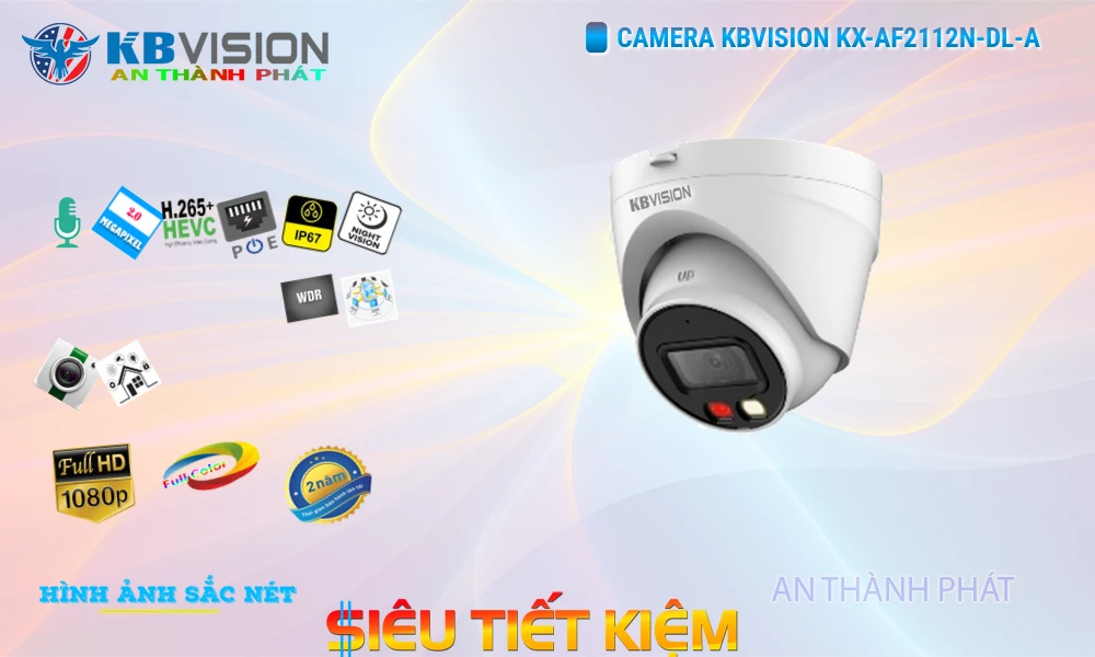 KBvision KX-AF2112N-DL-A Camera sắc nét 👍
