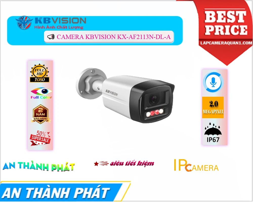 Camera An Ninh KBvision KX-AF2113N-DL-A Giá tốt Camera An Ninh KBvision KX-AF2113N-DL-A Giá tốt