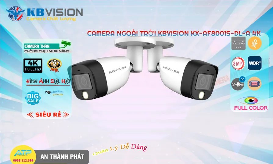 KX-AF8001S-DL-A Camera Ngoài Trời 4K