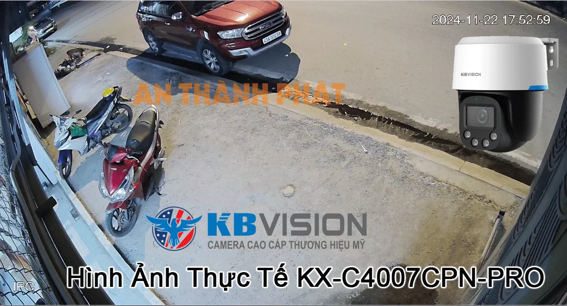 Camera Kbvisison KX-C4007CPN-PRO Xoay 360 Camera Kbvisison KX-C4007CPN-PRO Xoay 360