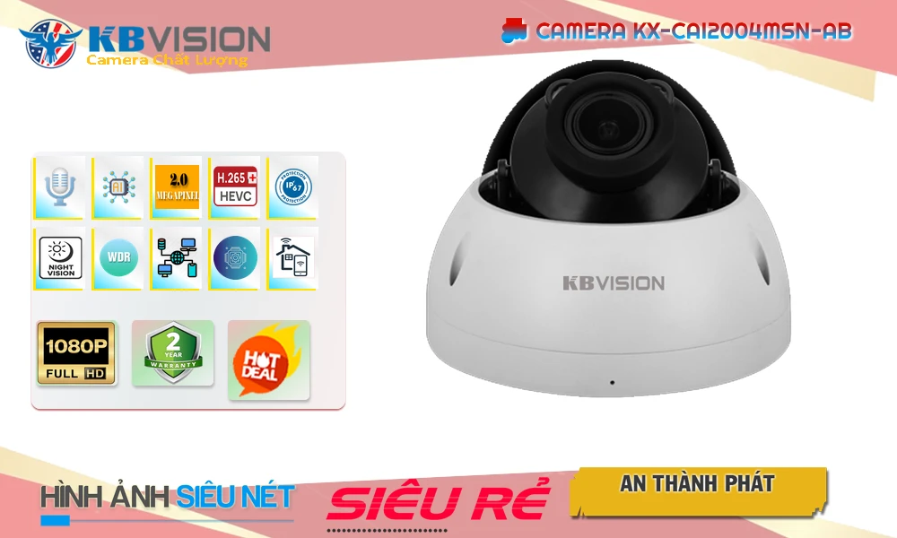 Camera KBvision KX-CAi2004MSN-AB Giá Rẻ Camera KBvision KX-CAi2004MSN-AB Giá Rẻ