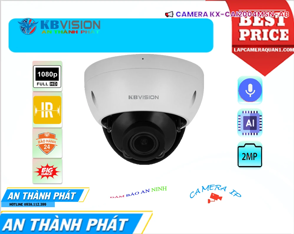 Camera KBvision KX-CAi2004MSN-AB Giá Rẻ Camera KBvision KX-CAi2004MSN-AB Giá Rẻ