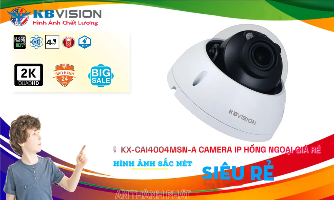 KX-CAi4004MSN-A Camera IP Trong Nhà Ghi Âm