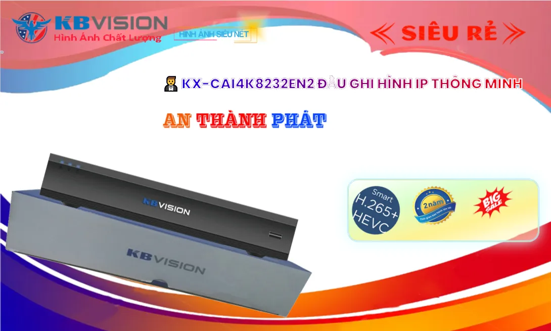 Đầu Ghi IP KBvision 32 Kênh KX-CAi4K8232EN2