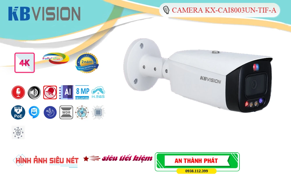 KBvision KX-CAi8003UN-TiF-A Camera Hình Ảnh Đẹp KBvision KX-CAi8003UN-TiF-A Camera Hình Ảnh Đẹp