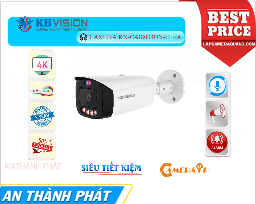KBvision KX-CAi8003UN-TiF-A Camera Hình Ảnh Đẹp KBvision KX-CAi8003UN-TiF-A Camera Hình Ảnh Đẹp