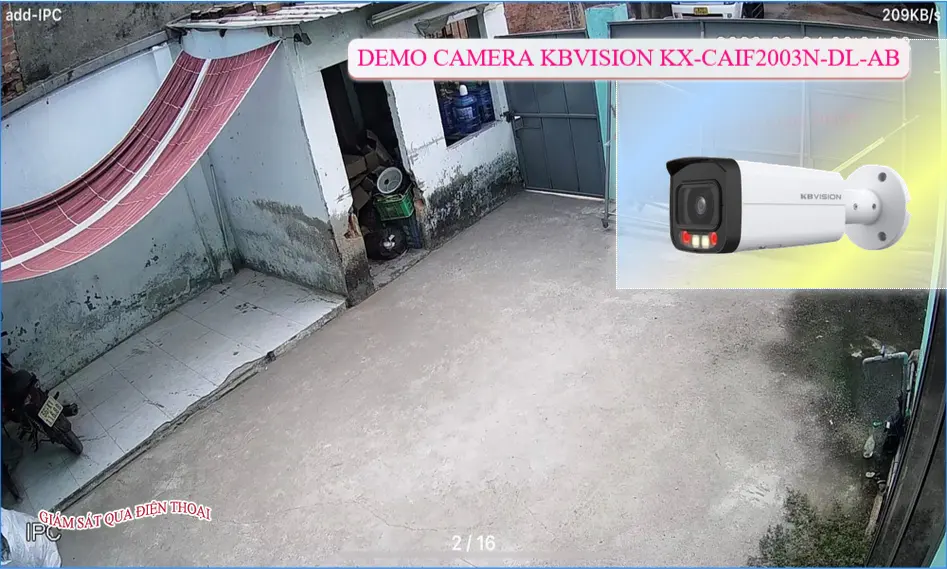 KX-CAiF2003N-DL-AB Camera IP Nhà Xưởng Ghi Âm