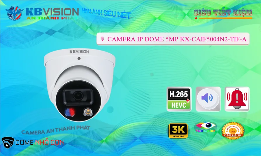 KX-CAiF5004N2-TiF-A Camera IP Công Nghệ AI 3K