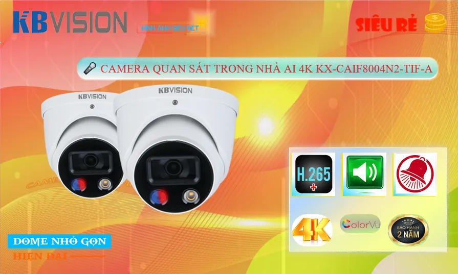 Camera AI 8MP KX-CAiF8004N2-TiF-A