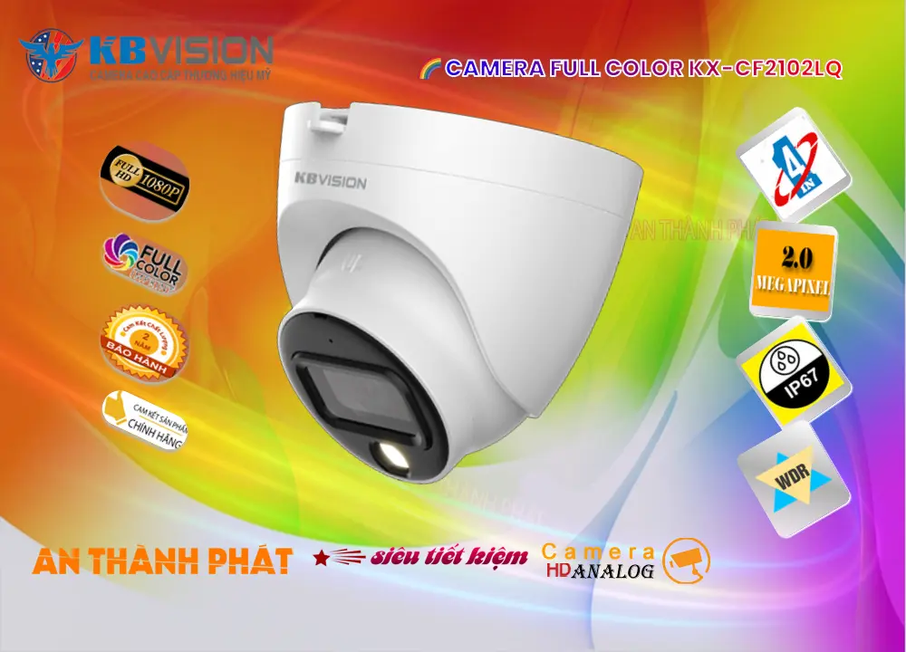 Camera Full Color Full HD 1080P KX-CF2102LQ