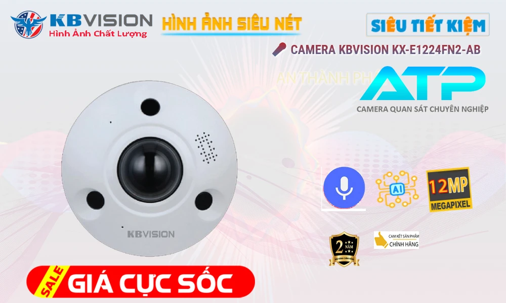 Camera Kbvision KX-E1224FN2-AB 12MP