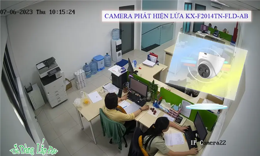 KX-F2014TN-FLD-AB Camera IP Dome Phát Hiện Lửa