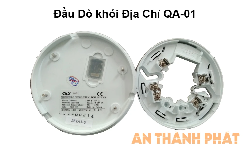 bộ báo động QA-01 Báo Cháy Horing Đầu dò khói địa chỉ horing QA-01