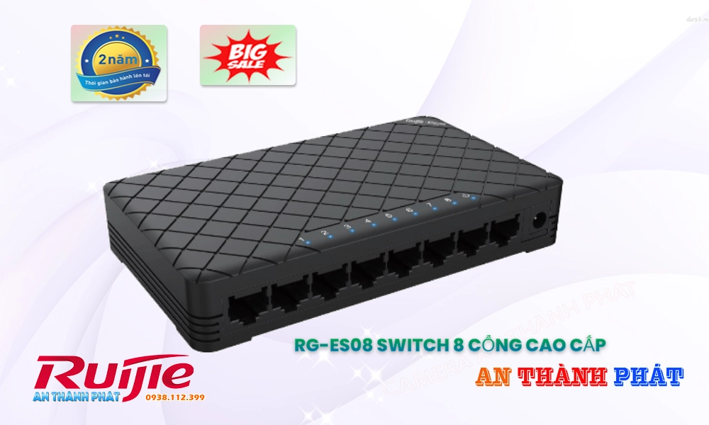 Hãng Ruijie RG-ES08  Switch chia mạng