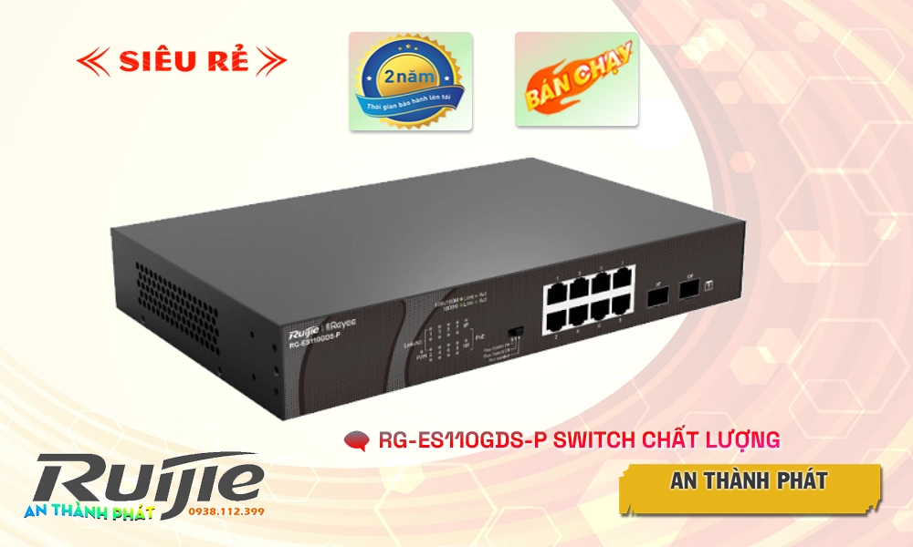 RG-ES110GDS-P Switch chia mạng RG-ES110GDS-P Switch chia mạng