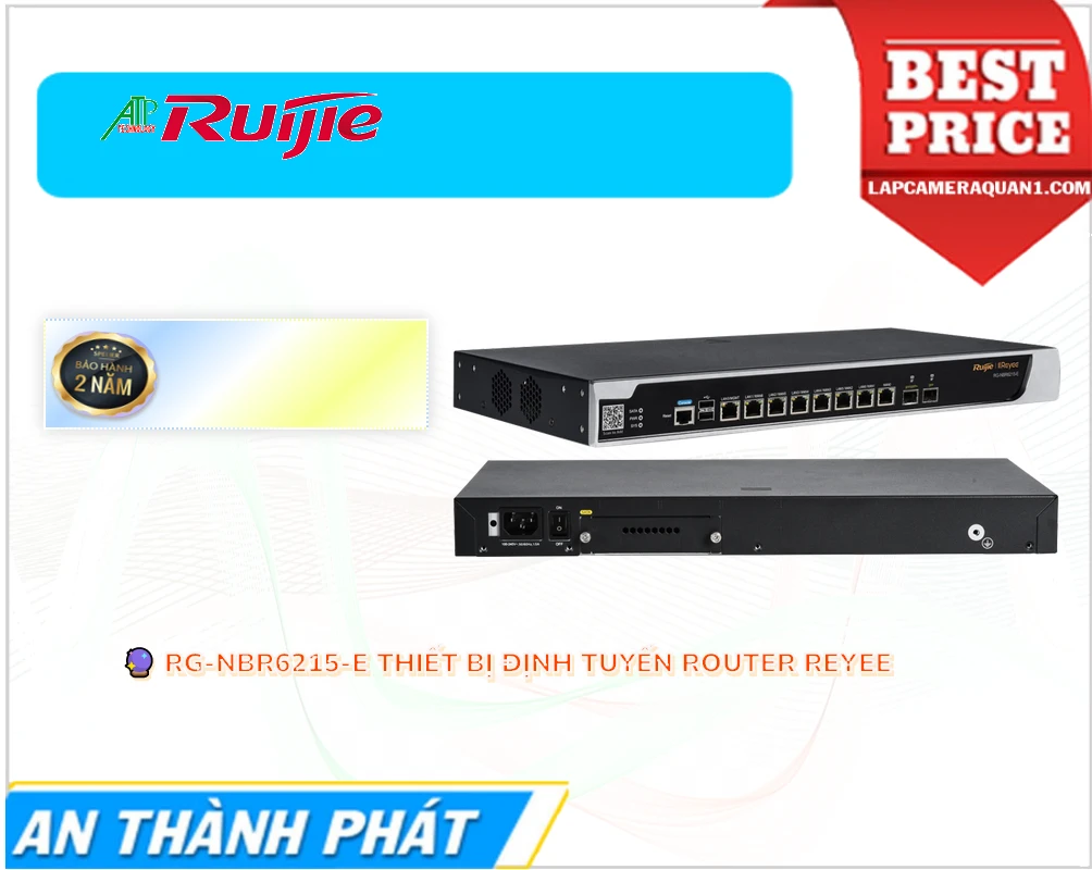 Thiết Bị Mạng Ruijie RG-NBR6215-E Thiết Bị Mạng Ruijie RG-NBR6215-E