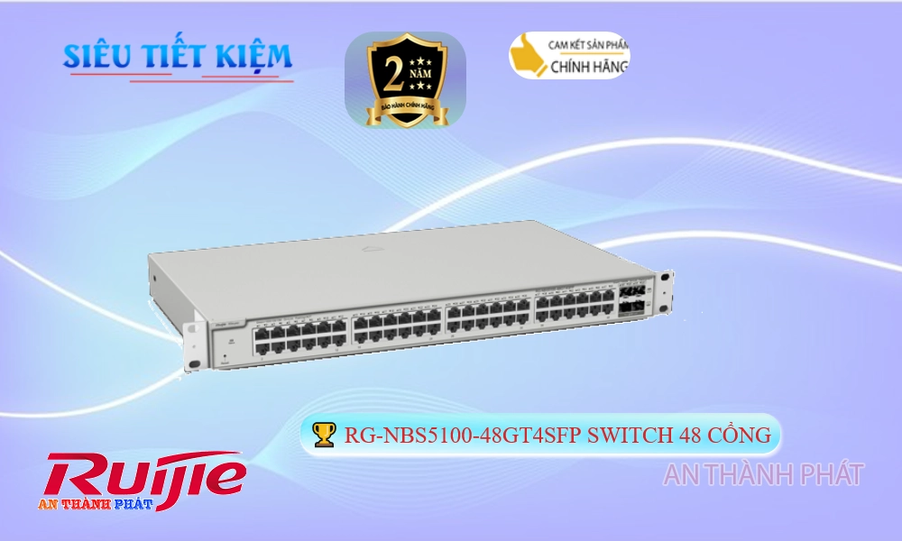 Router quản lý mạng  RG-NBS5100-48GT4SFP Hãng Ruijie