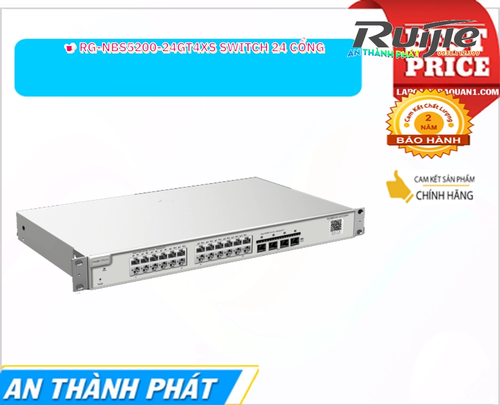 Hãng Ruijie  Router quản lý mạng  RG-NBS5200-24GT4XS