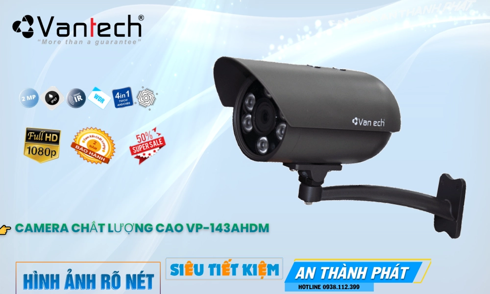 VP-143AHDM Camera giá rẻ chất lượng cao VanTech