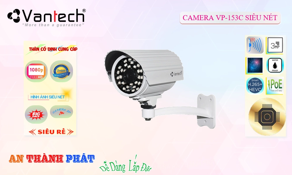 Camera VanTech VP-153C Tiết Kiệm