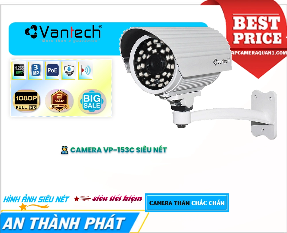 Camera VanTech VP-153C Tiết Kiệm