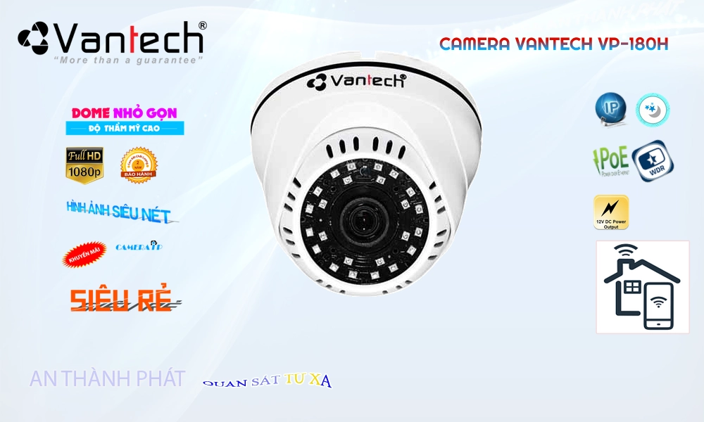 ❂  Camera An Ninh VanTech VP-180H Giá rẻ