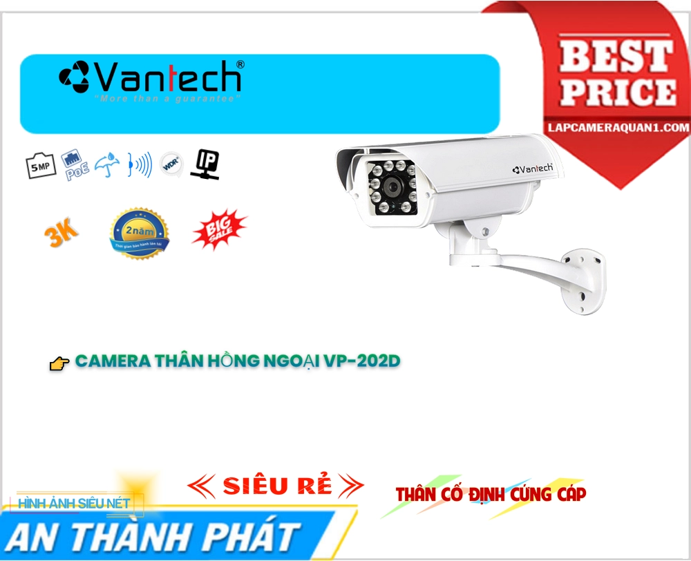 VP-202D VanTech Thiết kế Đẹp ✅