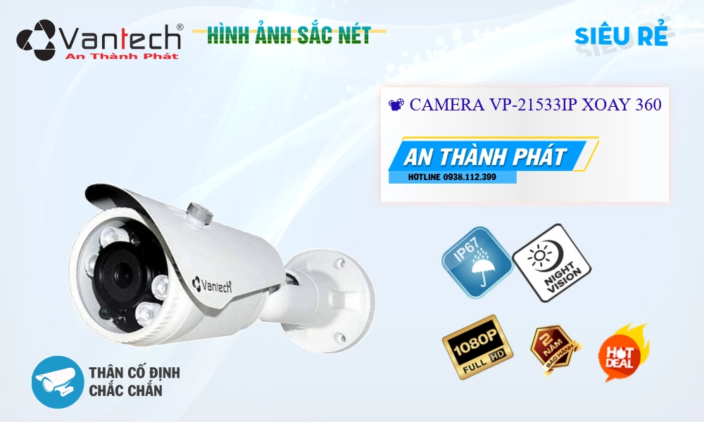 VP-2167AHD Camera Với giá cạnh tranh VanTech