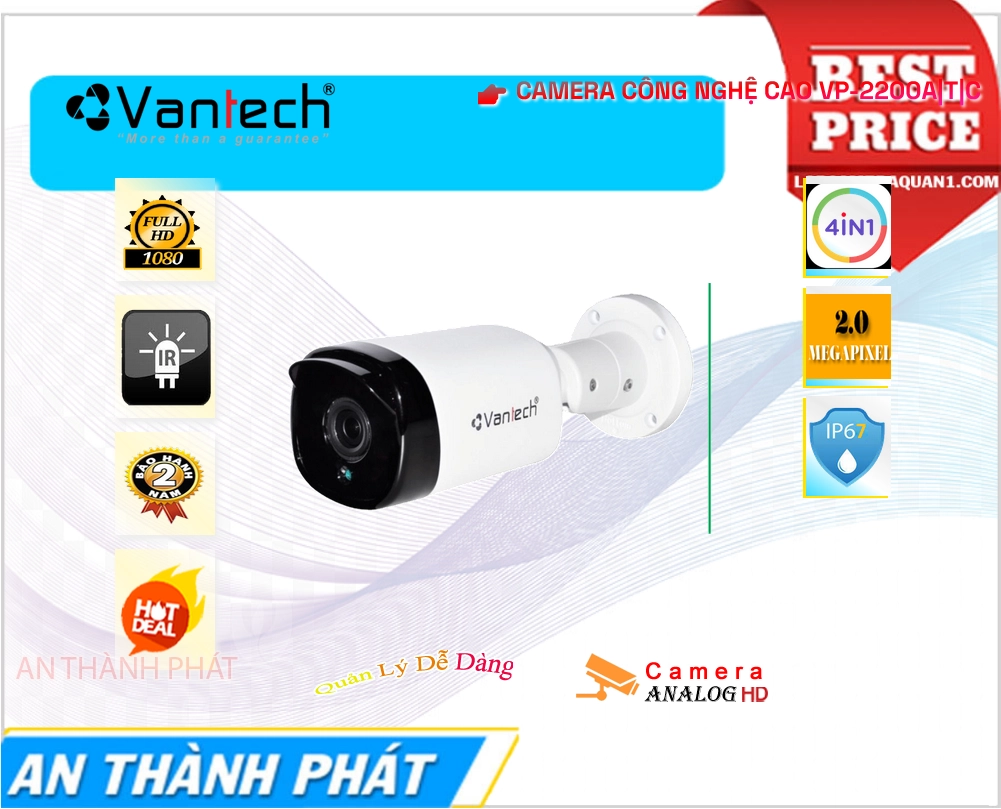 VP-2200A|T|C Camera An Ninh