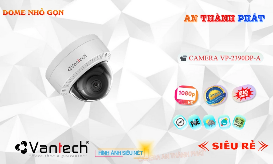 Camera Giá Rẻ VanTech VP-2390DP-A Chức Năng Cao Cấp