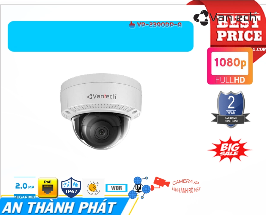 Camera Giá Rẻ VanTech VP-2390DP-A Chức Năng Cao Cấp