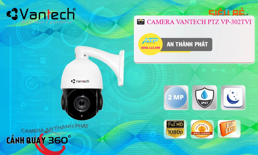 Camera VanTech giá rẻ chất lượng cao VP-302TVI