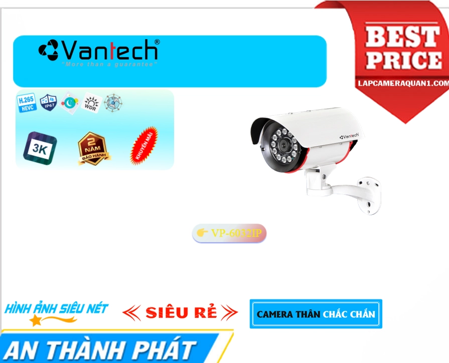 ✨ VP-6032IP Camera Với giá cạnh tranh VanTech