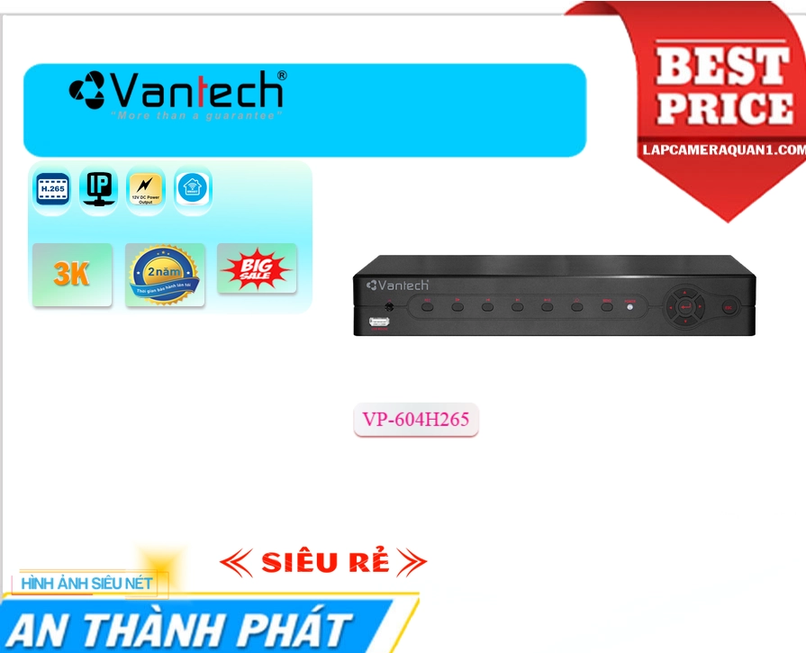 VanTech VP-604H265 Hình Ảnh Đẹp