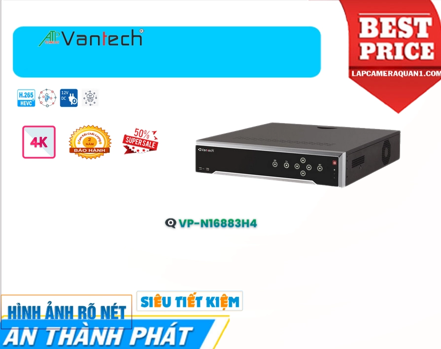 Đầu Thu VanTech VP-N16883H4