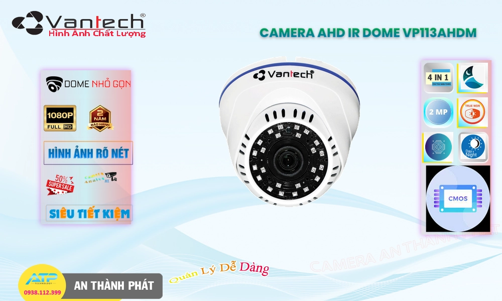 Camera VanTech VP113AHDM