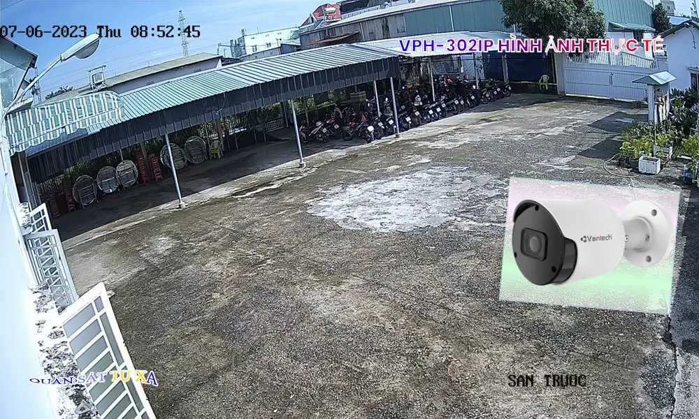 VPH-302IP Camera IP Ngoài Trời Giá Rẻ Vantech Ghi Âm