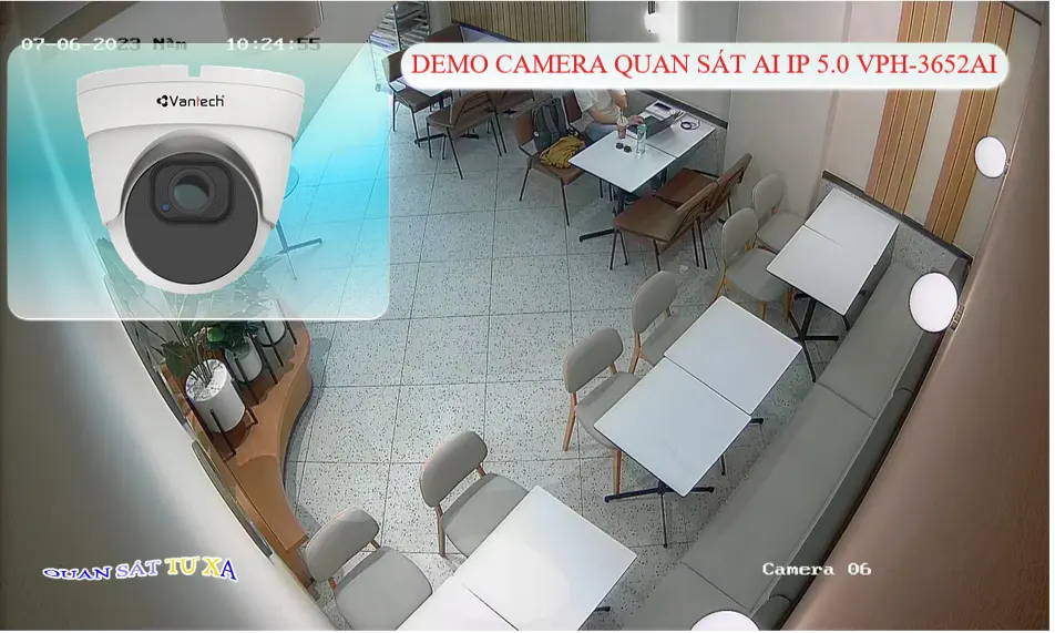 VPH-3652AI Camera IP Trong Nhà 5MP AI
