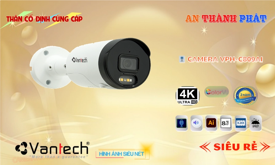 Camera VanTech Chất Lượng VPH-C809AI ❇
