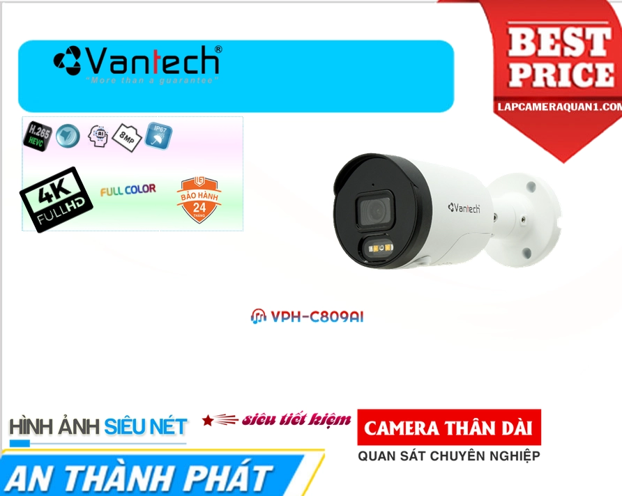 Camera VanTech Chất Lượng VPH-C809AI ❇