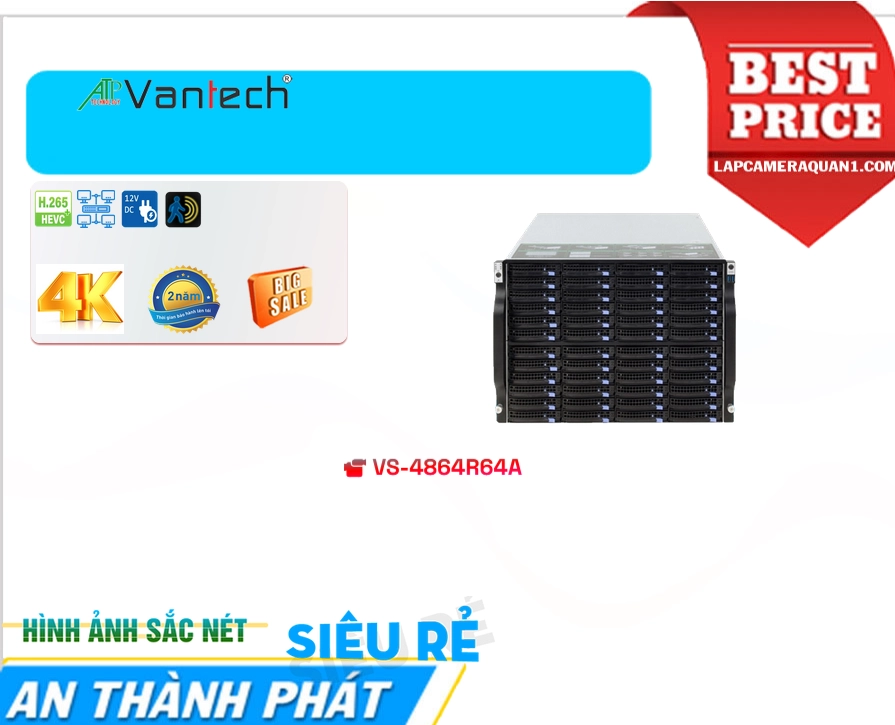 Đầu Thu KTS VanTech VS-4864R64A Giá rẻ