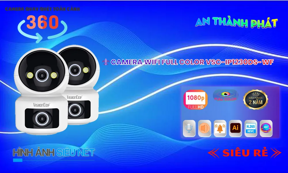 Camera Visioncop VSC-IP1230DS-WF