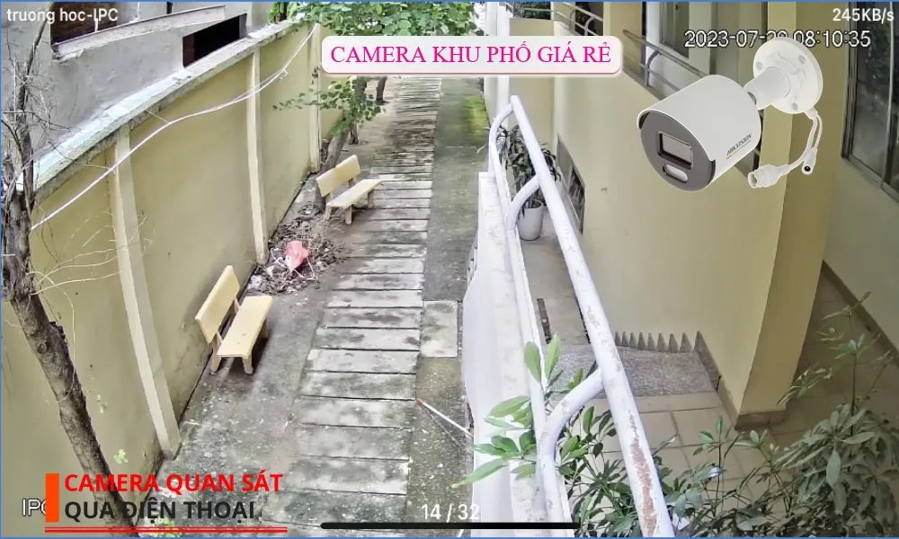 chất lượng hình ảnh camera an ninh khu phố