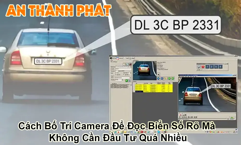 cách bố trí camera để đọc biển số rõ mà không cần đầu tư quá nhiều