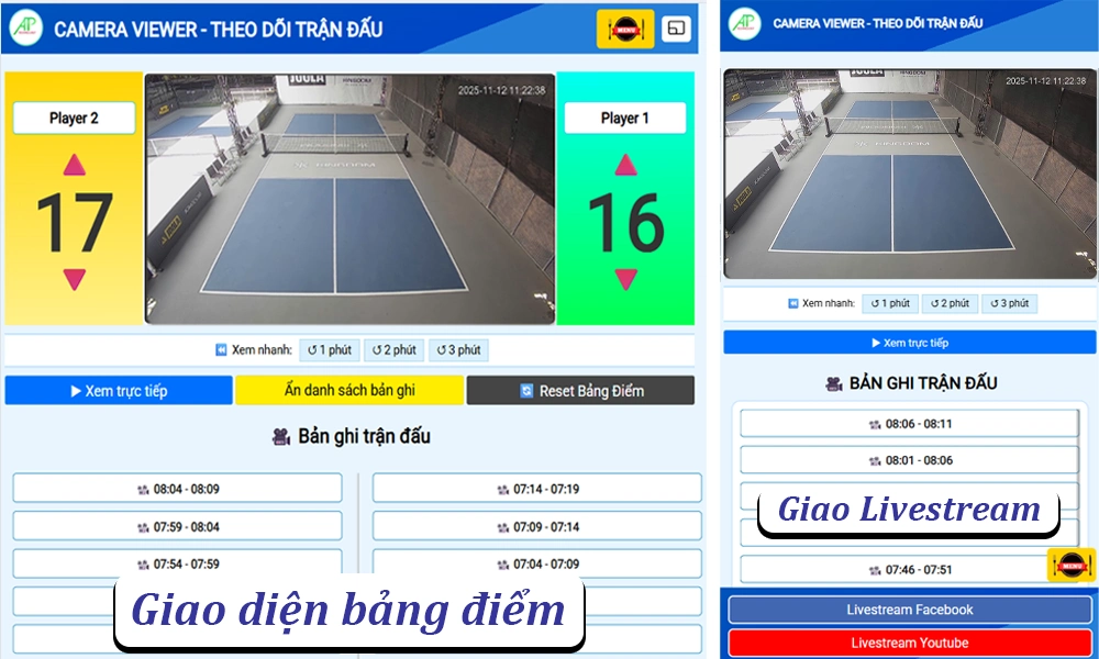 Camera Giám Sát Livestream Trực Tiếp Sự Kiện Thể Thao