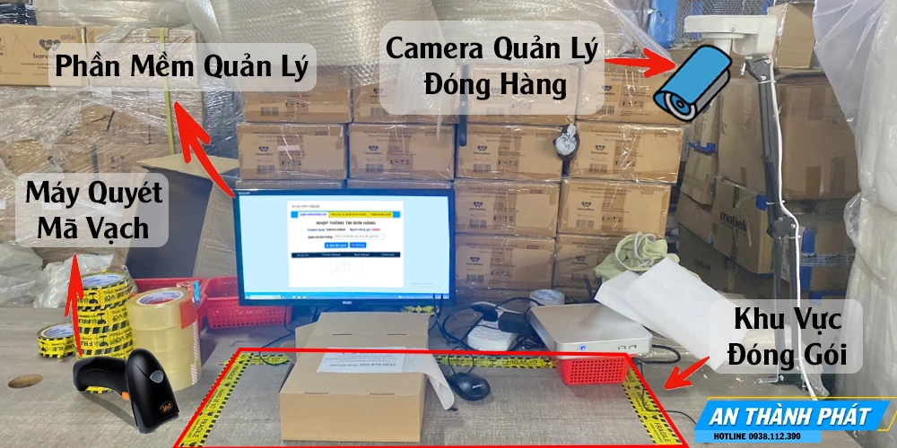 Lắp Camera Giám Sát Đóng Hàng Shopee