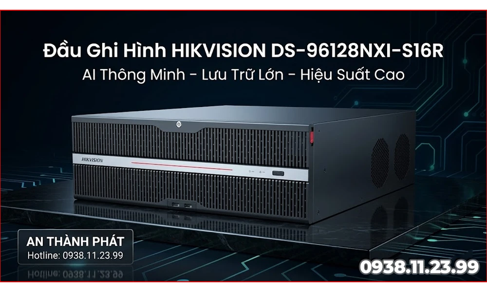 Đầu Ghi Hình IP HIKVISION DS-96128NXI-S16R là dòng đầu ghi cao cấp của nhà hikvision